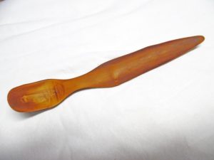 Lilac wood letter opener 1