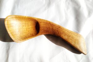 Large Oak Wood Serving Spoon LS8