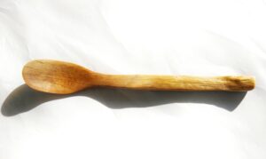 Left-handed Mountain Laurel wood Eating Spoon PES14
