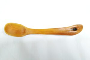 Left-handed Mountain Laurel wood eating spoon PES8