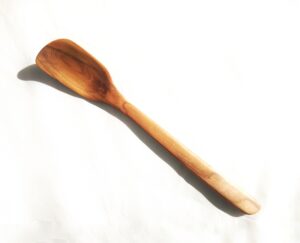 Left-handed Cherry wood stir fry spoon SF13