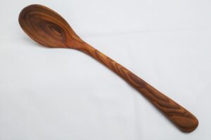 Small Peach Wood Serving Spoon SS4