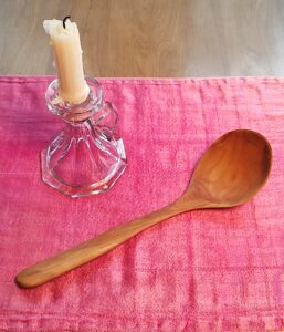 Large Cherry Wood Serving Spoon LS6