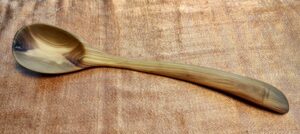 Small Lilac Wood Serving Spoon SS4