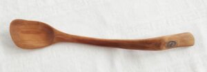 Mountain Laurel stir fry spoon with knot hole in the handle SF4