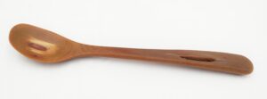 Lovely Left-handed Lilac Ice Cream Spoon with natural knothole LH13