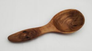 Unusual Left-handed Lilac Serving Spoon LH16