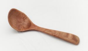 Large Mountain Laurel Serving Spoon with nice markings in the bowl - LS2