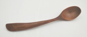 Mountain Laurel wood eating spoon with deep bowl PES5