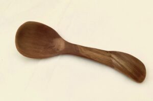 Small Mountain Laurel Serving Spoon with Ergonomic Handle SS5