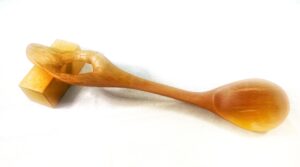 Large Mountain Laurel Serving Spoon with Natural Knothole LS4