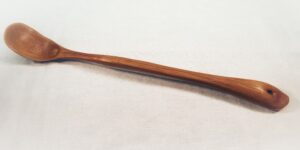 Small Mountain Laurel Serving Spoon with elegant long handle SS2